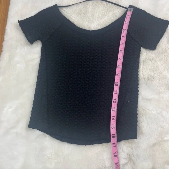 We the Free Black Stretchy Tee - Picture 2 of 8